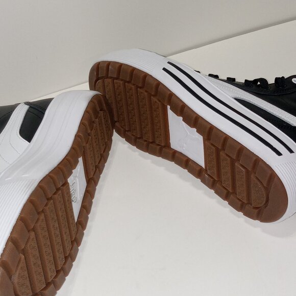 Puma Black White Platform High Top Sneaker Women's Athletic Shoe size 9 - Picture 6 of 9